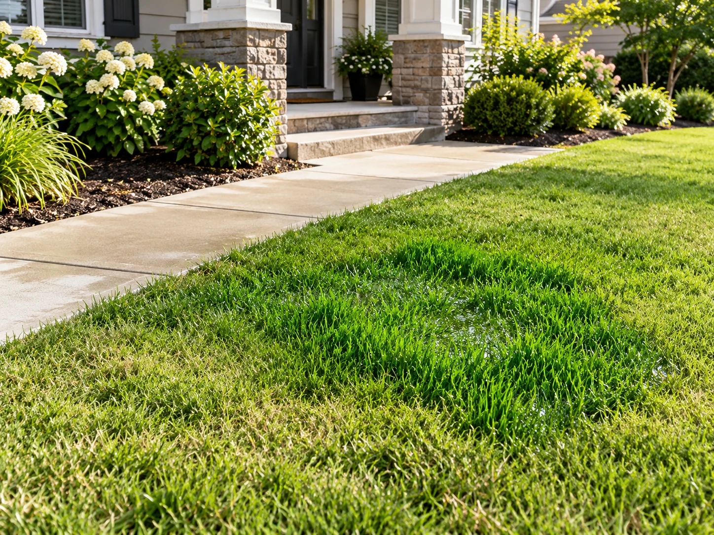 Sewer odors near green yard