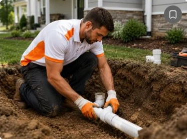 Sewer replacement work in Irvine